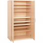 Preview: Flexi Hochschrank Höhe 203 mit ausziehbaren Böden